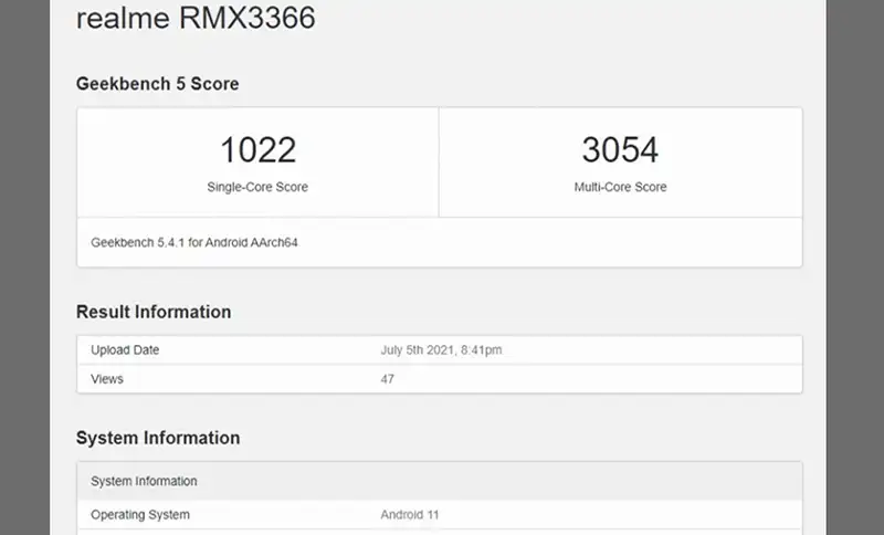Realme X9 Pro ผ่านการทดสอบประสิทธิภาพบน Geekbench แล้ว พร้อมเผยรายละเอียดสเปกบางส่วน