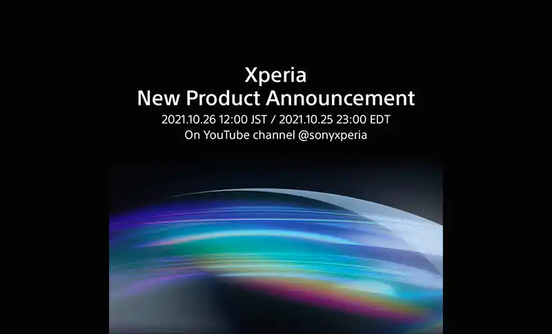 Sony ประกาศเตรียมเปิดตัวผลิตภัณฑ์ Xperia รุ่นใหม่ ในวันที่ 26 เดือนตุลาคม 2021 นี้ ที่ประเทศญี่ปุ่น