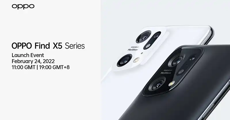 ยืนยัน!! สมาร์ทโฟน OPPO Find X5 Series จะเปิดตัวอย่างเป็นทางการในวันที่ 24 กุมภาพันธ์ 2022 นี้
