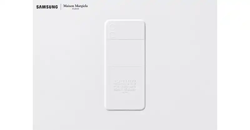 เผย!! ภาพทีเซอร์ของสมาร์ทโฟนหน้าจอพับได้ Samsung Galaxy Z Flip 4 Maison Margiela Edition เตรียมเปิดตัวในเร็วๆนี้