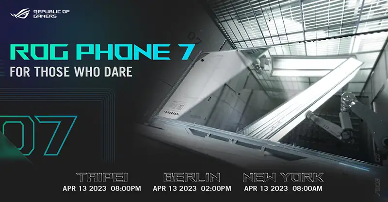 ASUS เตรียมเปิดตัวสมาร์ทโฟน ASUS ROG Phone 7 อย่างเป็นทางการทั่วโลกในวันที่ 13 เมษายน 2023 นี้