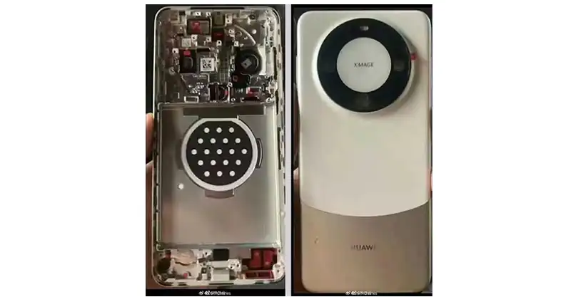 หลุด!! ภาพตัวเครื่องจริงของสมาร์ทโฟน Huawei Mate 60 โชว์ดีไซน์กล้องหลังแบบใหม่และฝาหลังสีแบบทูโทน