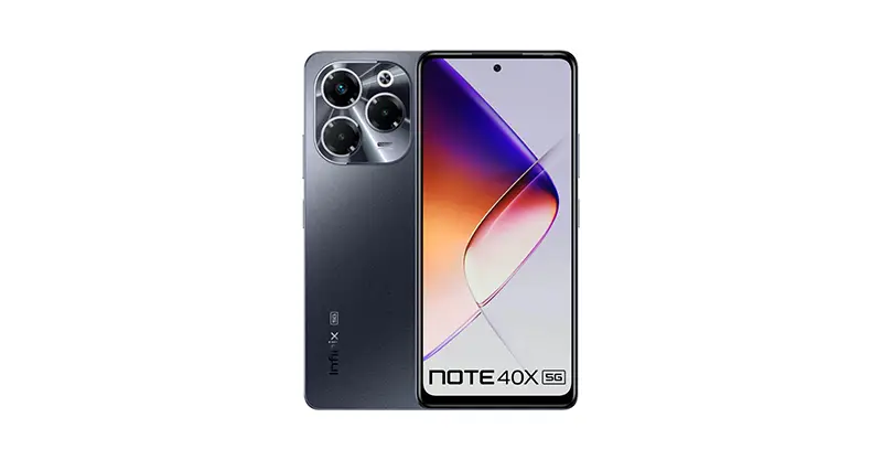 เปิดตัวสมาร์ทโฟน Infinix Note 40X (5G) อย่างเป็นทางการในประเทศอินเดีย มาพร้อมกับหน้าจอแสดงผลขนาดใหญ่ 6.73 นิ้ว / 120Hz , แบตเตอรี่ 5,000mAh , กล้องหลัง ความละเอียด 108MP และใช้ชิปเซ็ต MediaTek Dimensity 6300