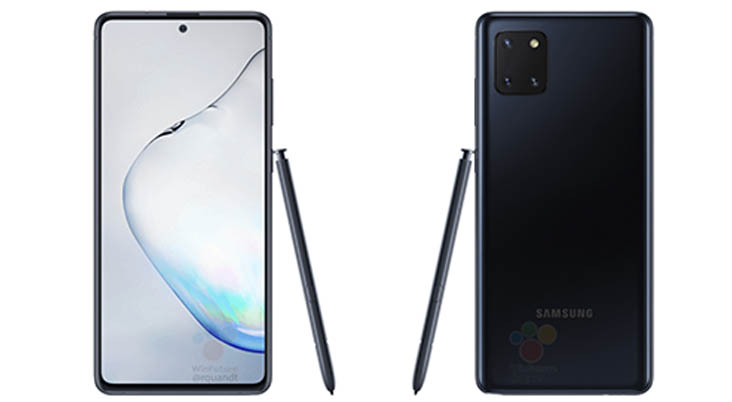 หลุด!! ภาพเรนเดอร์ของ Samsung Galaxy Note 10 Lite