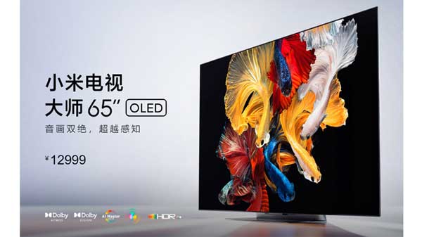Xiaomi เปิดตัว Mi TV Master สมาร์ททีวี OLED ความละเอียด 4K ขนาด 65 นิ้ว ในประเทศจีน ราคา 12,999 หยวน