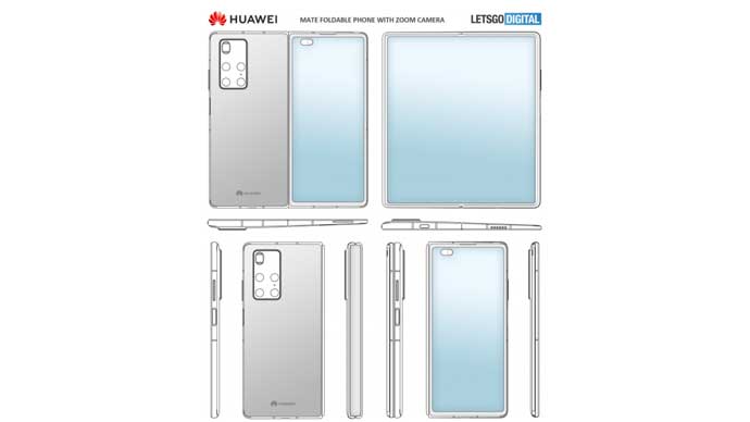 เผย!! สิทธิบัตรใหม่ของสมาร์ทโฟนจอพับได้ Huawei Mate X2 รุ่นใหม่ พร้อมทั้งเผยหมายเลขรุ่น