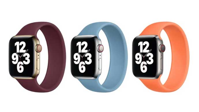 Apple เพิ่มสีใหม่ให้กับสาย Solo Loop และสาย Sport Band ของ Apple Watch ทั้งหมด 3 สี