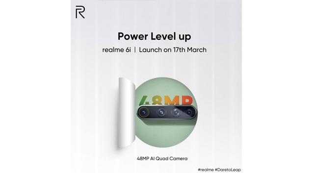 Realme เตรียมเปิดตัว Realme 6i มาพร้อมชิป MediaTek Helio G80 ในวันที่ 17 มีนาคม 2020 นี้