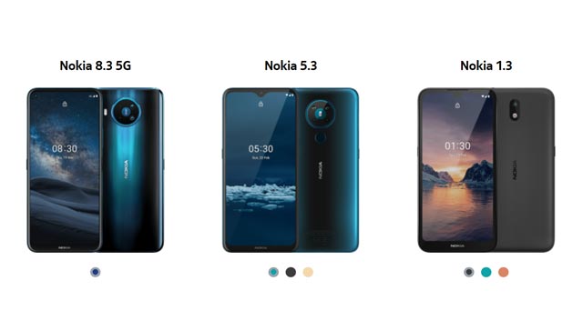 HMD Global เปิดตัวสมาร์ทโฟน Nokia 8.3 (5G) , Nokia 5.3 และ Nokia 1.3(Go edition)