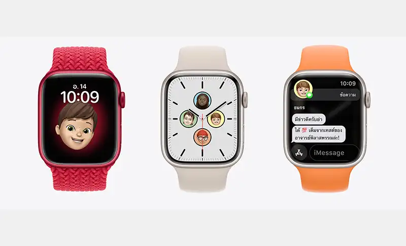 Apple เปิดตัว Apple Watch Series 7 อย่างเป็นทางการ มาพร้อมสีใหม่ ดีไซน์ขอบหน้าจอบางลงเหลือเพียง 1.7 มม.