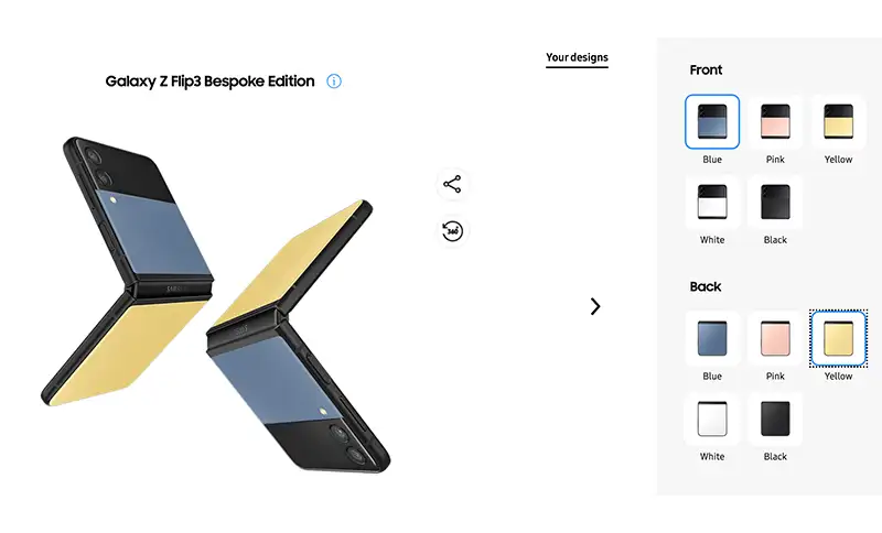 Samsung เปิดตัวสมาร์ทโฟนเรือธงจอพับได้ Samsung Galaxy Z Flip3 Bespoke Edition เวอร์ชั่นพิเศษเลือกสีสันได้เองตามใจชอบ