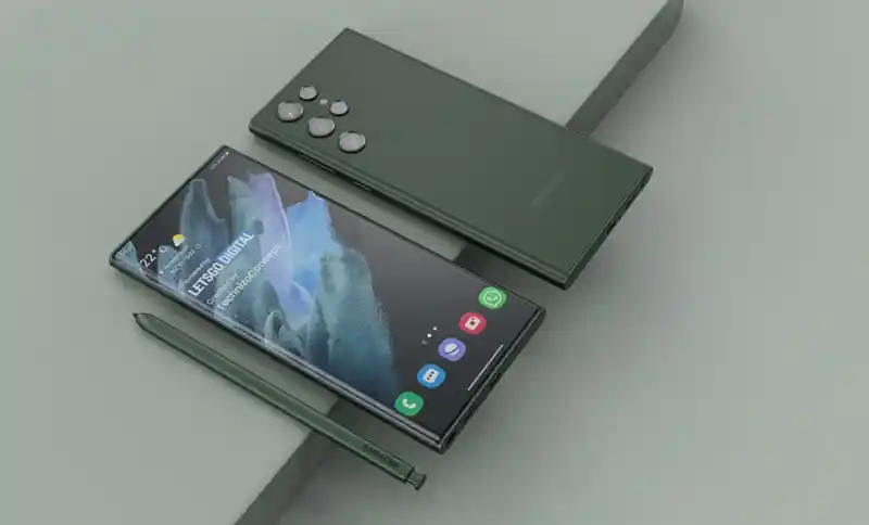 ลือ!! สมาร์ทโฟน Samsung Galaxy S22 Ultra จะมาในสีใหม่ สีเขียว Phantom Green