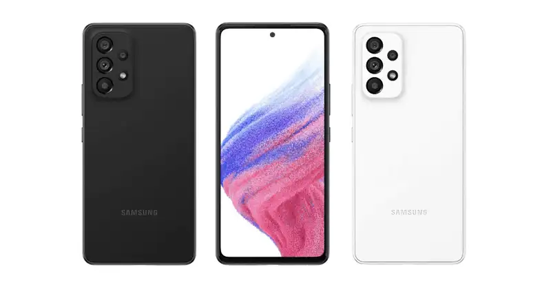 เผย!! ภาพเรนเดอร์ทางการของสมาร์ทโฟน Samsung Galaxy A53 (5G) โชว์ดีไซน์ทั้งด้านหน้าและด้านหลังอย่างชัดเจน พร้อมเผยสเปกที่สำคัญบางส่วน